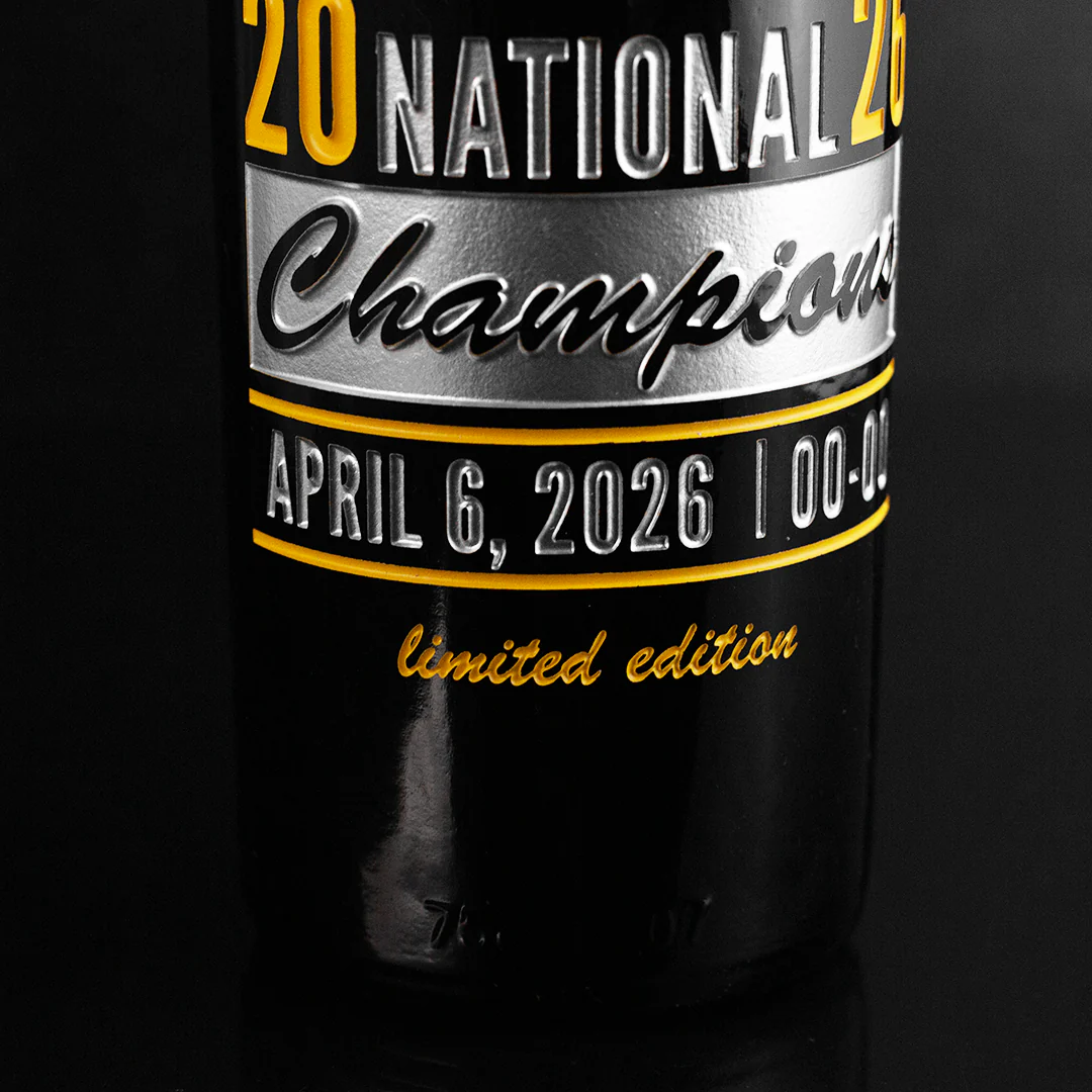 Michigan 2026 Men's Basketball National Champions Etched Wine - Image 4
