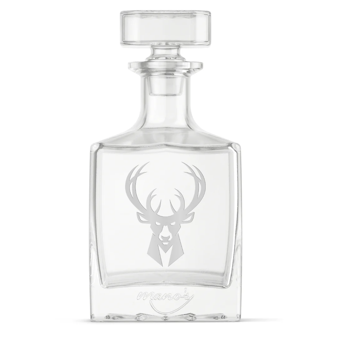 Milwaukee Bucks Square 1L Decanter - Image 2