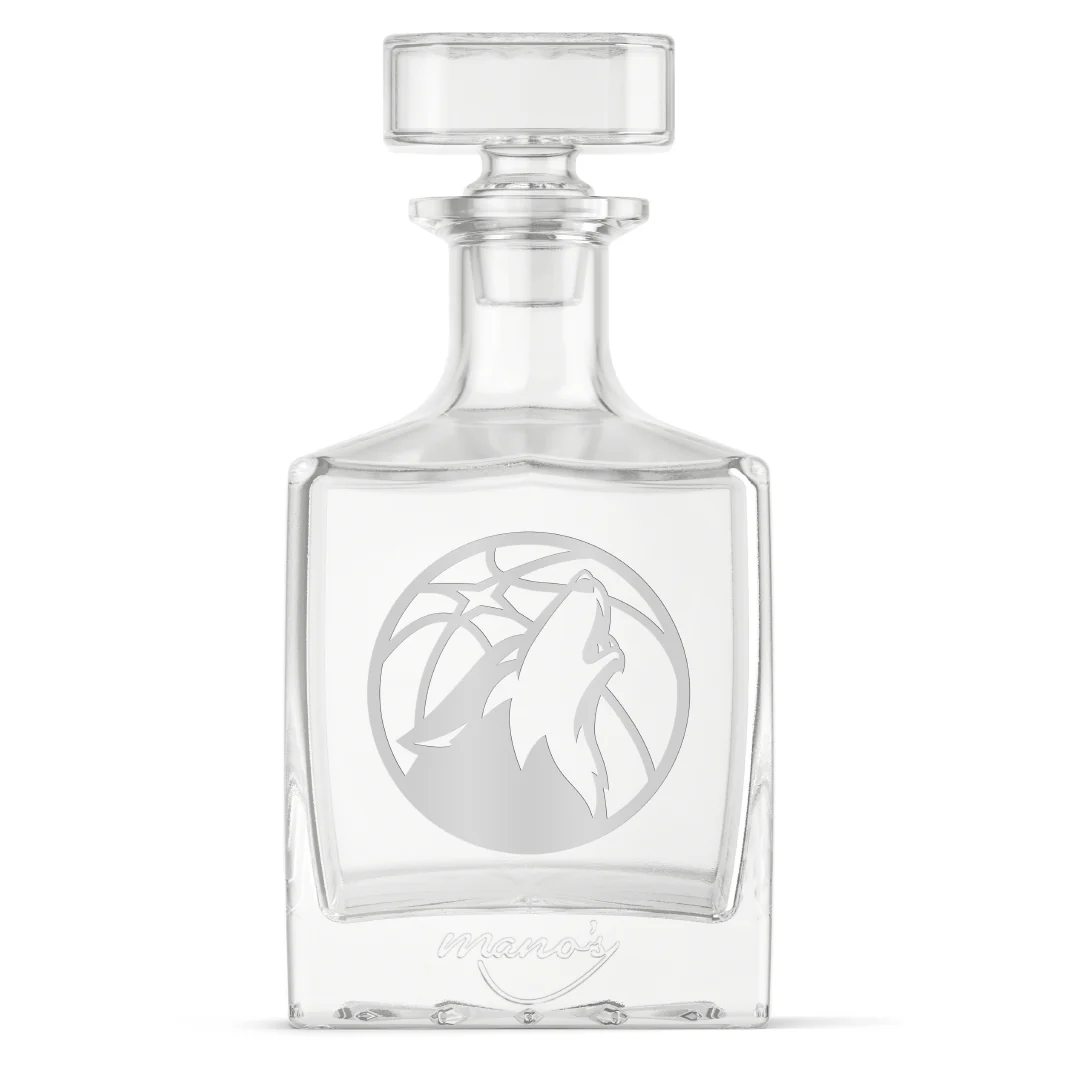 Minnesota Timberwolves Square 1L Decanter - Image 2
