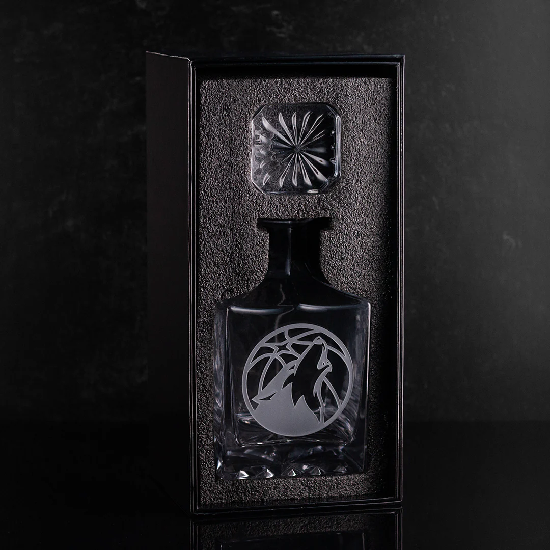 Minnesota Timberwolves Square 1L Decanter - Image 6