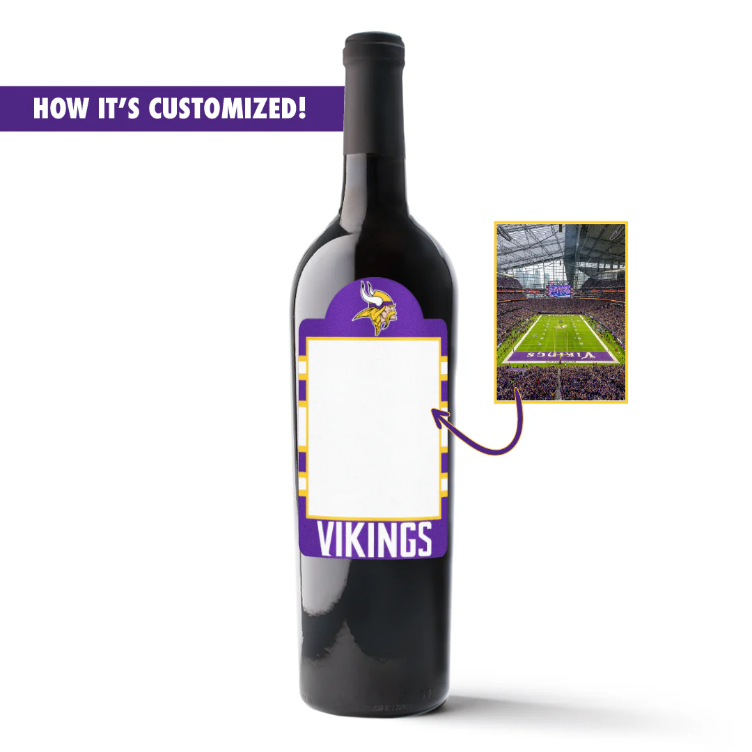 Minnesota Vikings Photo Label Cabernet Sauvignon - Image 2