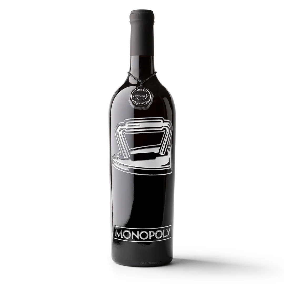 Monopoly Classic Game Piece Etched Wine - Image 8