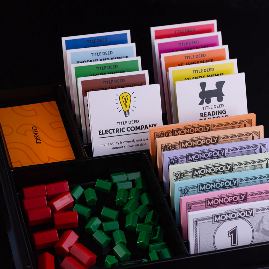 Monopoly Mano's Wine Edition Game and Wine Set - Image 3