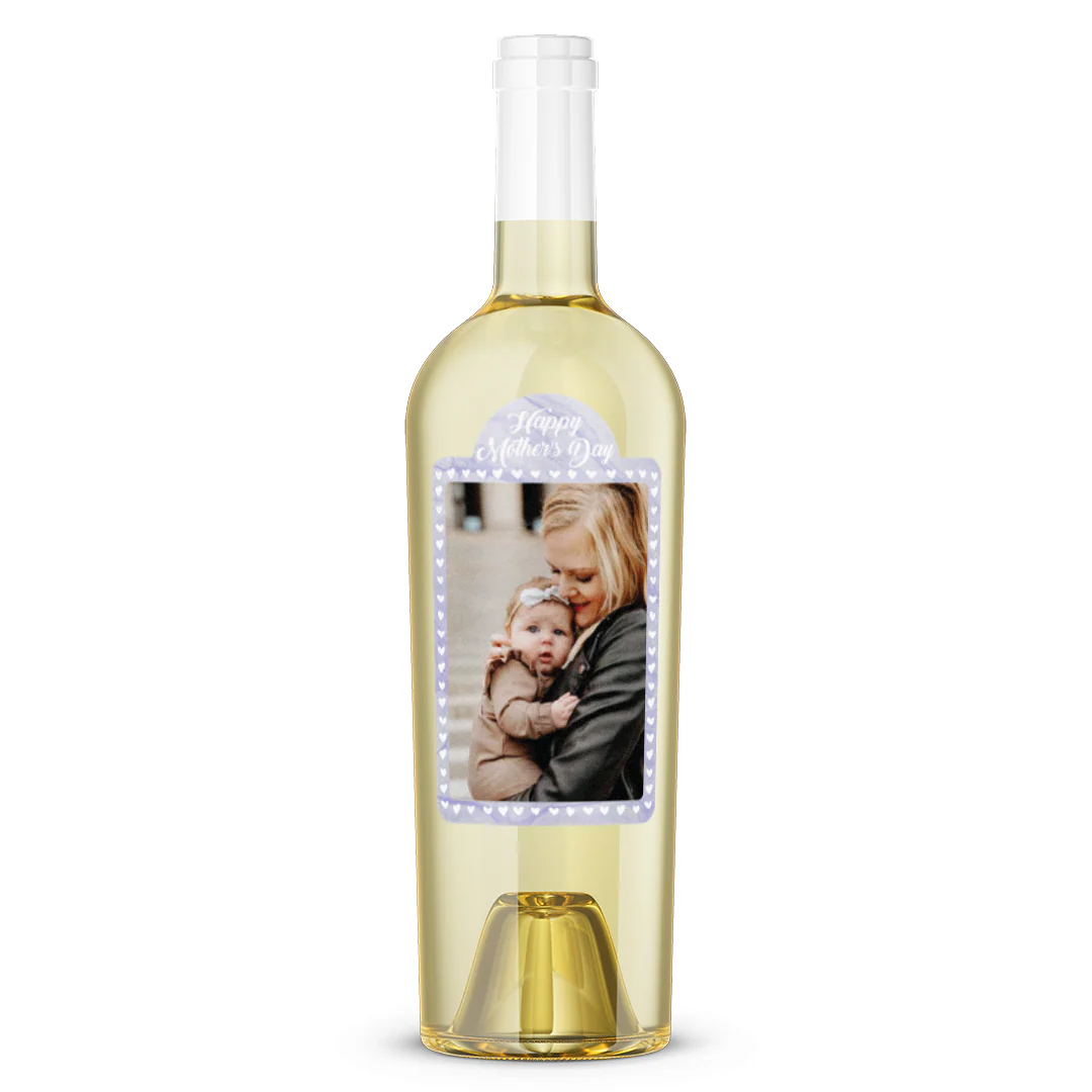 Mother's Day Custom Photo Label Sauvignon Blanc - Image 2