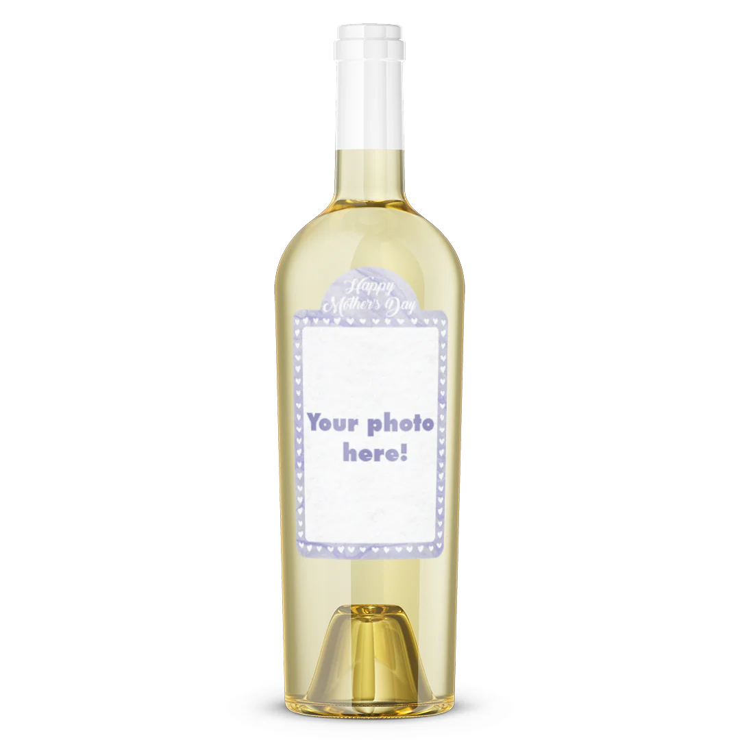 Mother's Day Custom Photo Label Sauvignon Blanc - Image 3