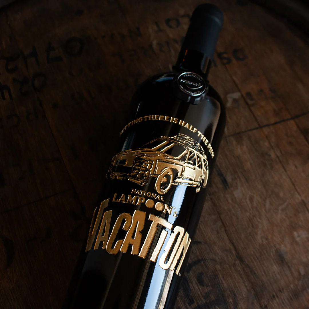 National Lampoons Vacation Car Etched Wine - Image 4