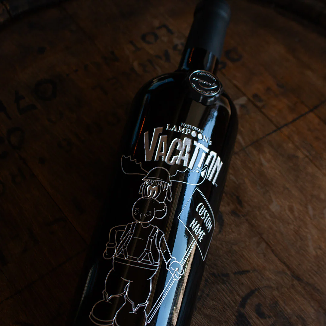 National Lampoons Vacation Custom Name Etched Wine - Image 4
