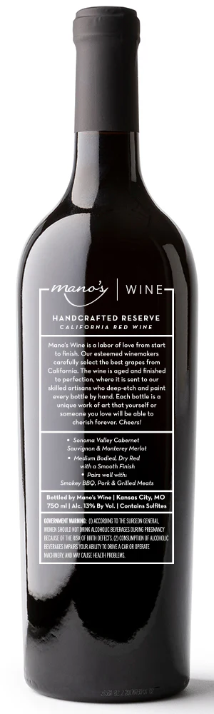 NDSU 2018 National Champions Etched Wine - Image 2