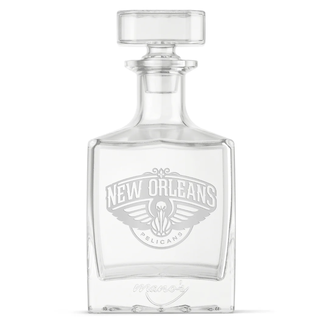 New Orleans Pelicans Square 1L Decanter - Image 2