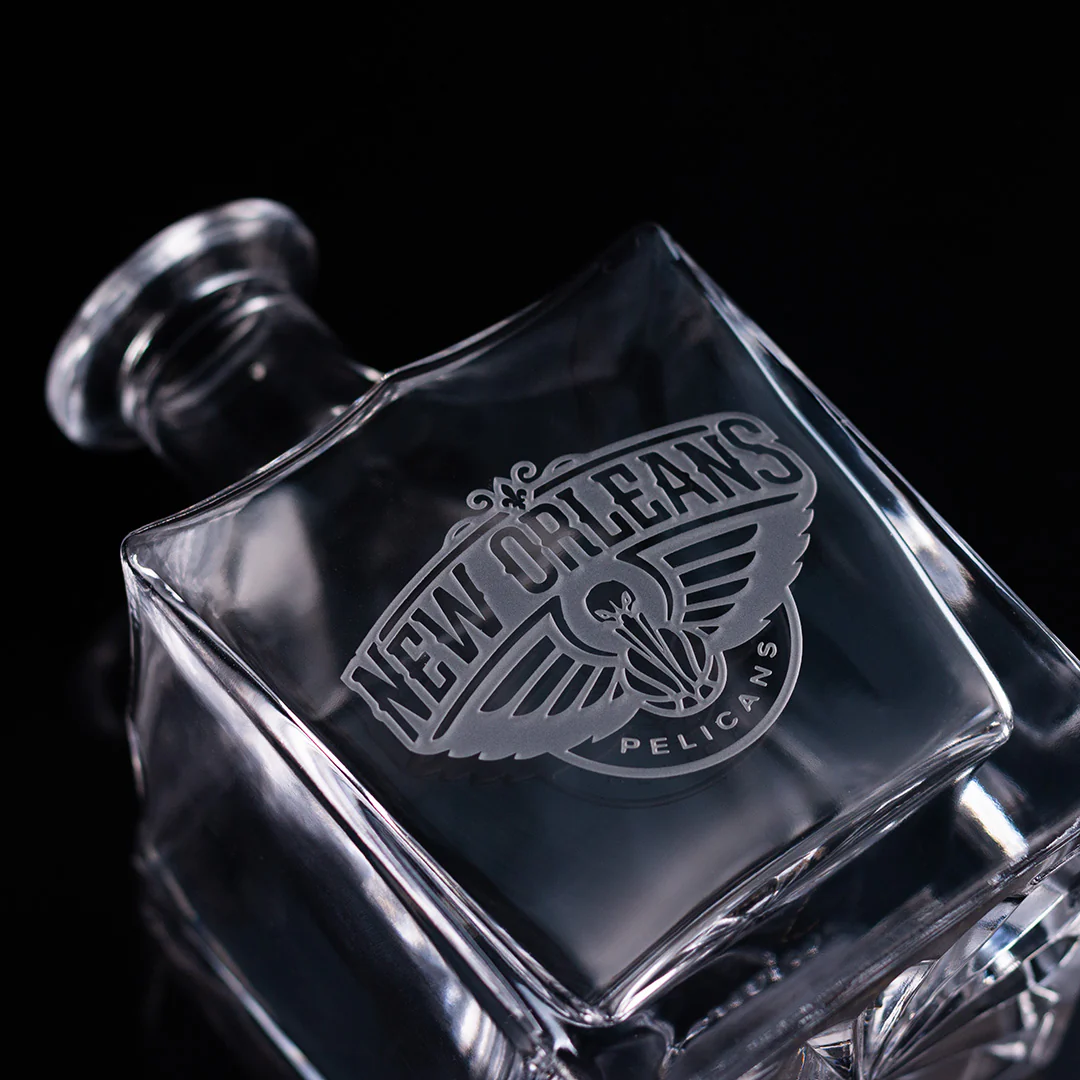 New Orleans Pelicans Square 1L Decanter - Image 4