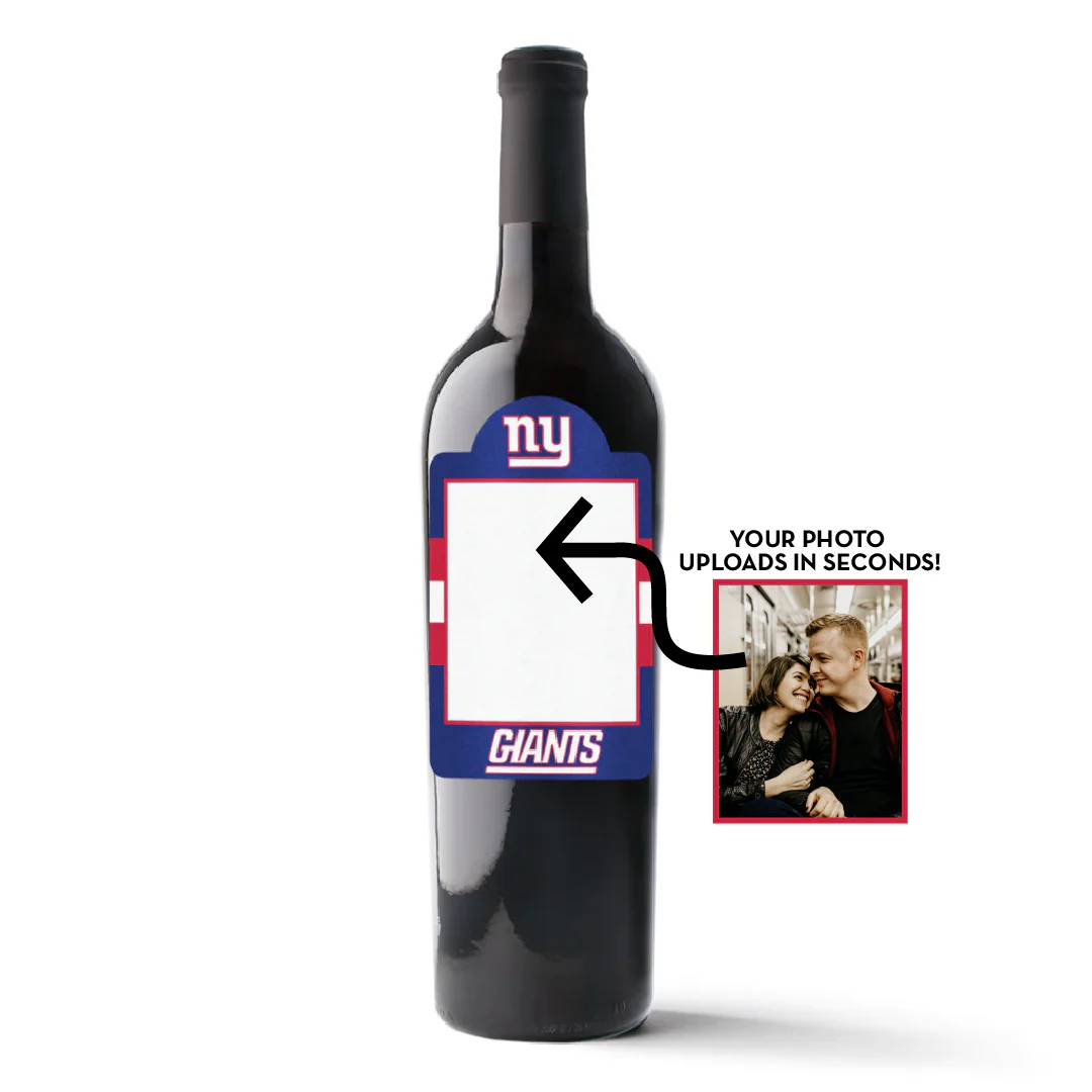 New York Giants Custom Photo Label - Image 2