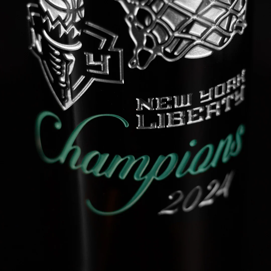 New York Liberty 2024 WNBA Champions Display Bottle - Image 3