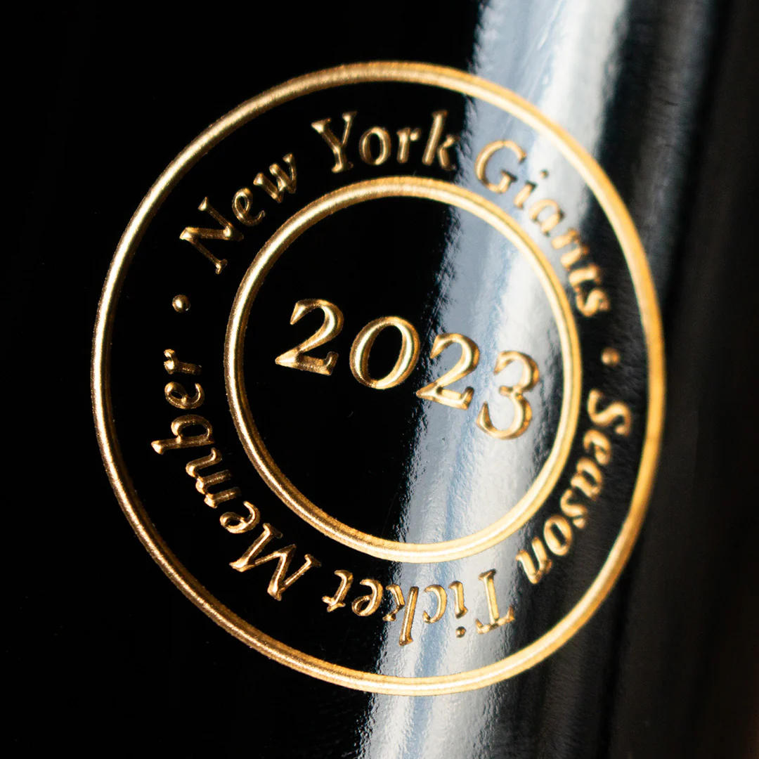 NY Giants Exclusive 2023 Season Ticket Member Etched Wine - Image 3