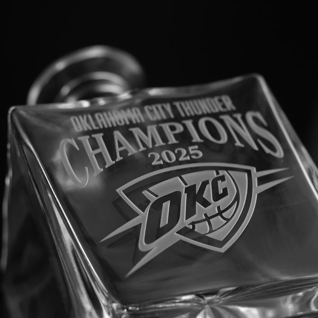 OKC Thunder 2025 Champions Square 1L Decanter - Image 2