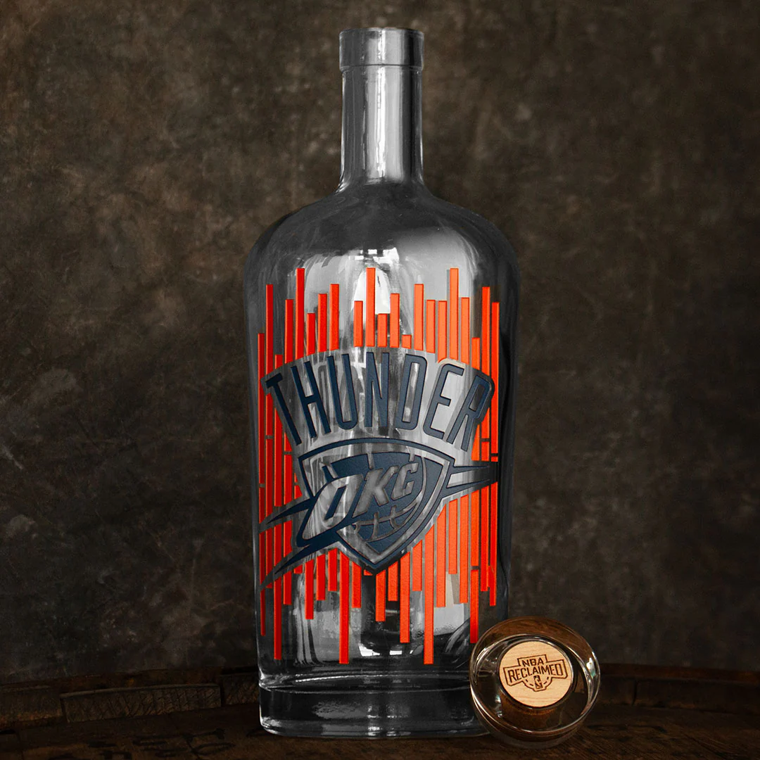 Oklahoma City Thunder Court Decanter