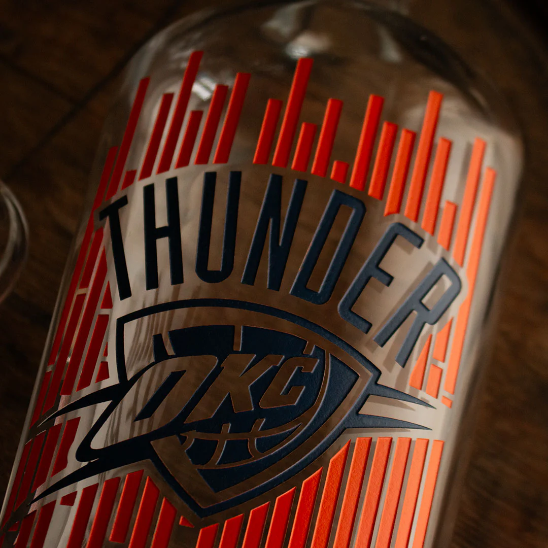 Oklahoma City Thunder Court Decanter - Image 2