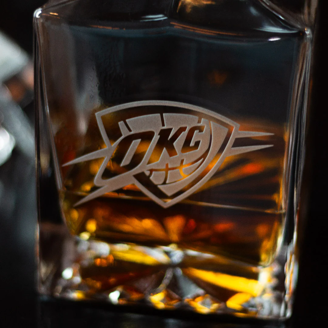 Oklahoma City Thunder Square 1L Decanter - Image 2