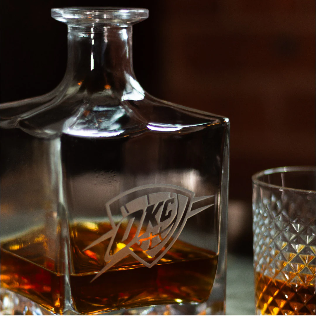Oklahoma City Thunder Square 1L Decanter - Image 6