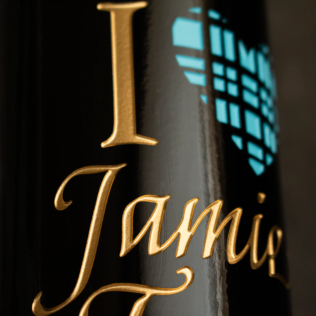 Outlander I heart Jamie Custom Etched Wine Bottle - Image 3