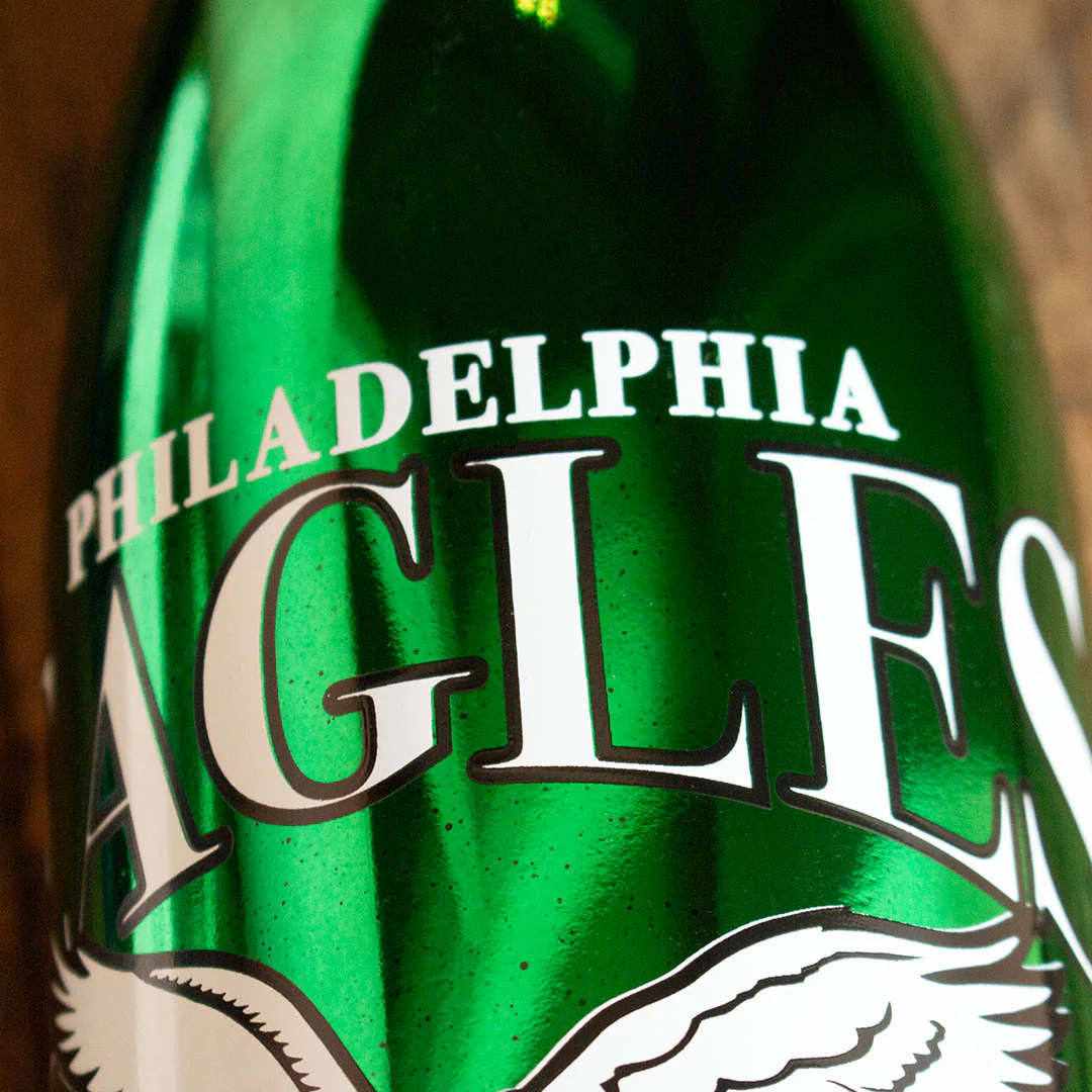 Philadelphia Eagles Metallic Green Bubbly - Image 5