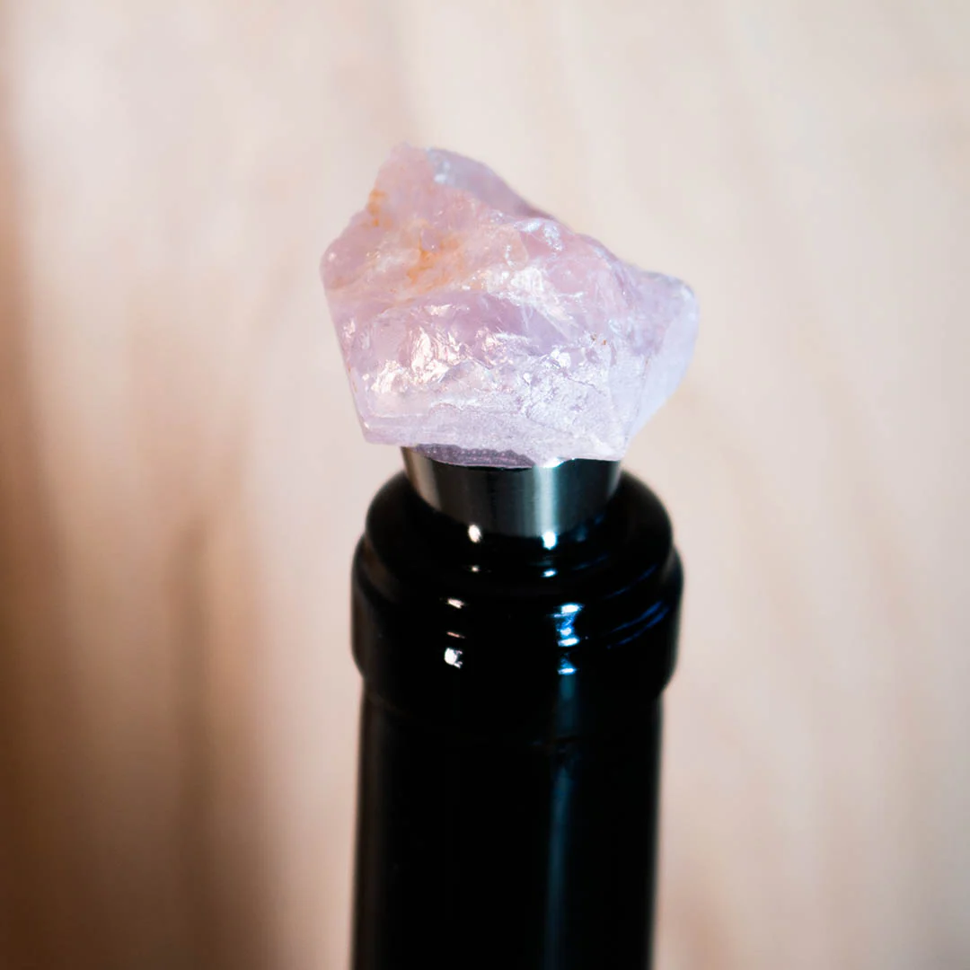 Pink Crystal Wine Stopper - Image 2