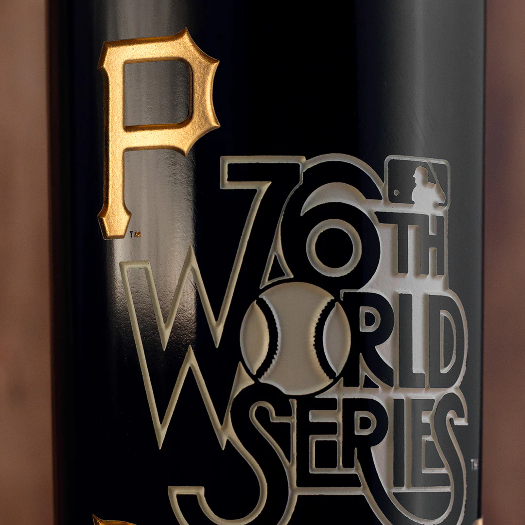 Pittsburgh Pirates 1979 World Series Vault Etched Wine - Image 3