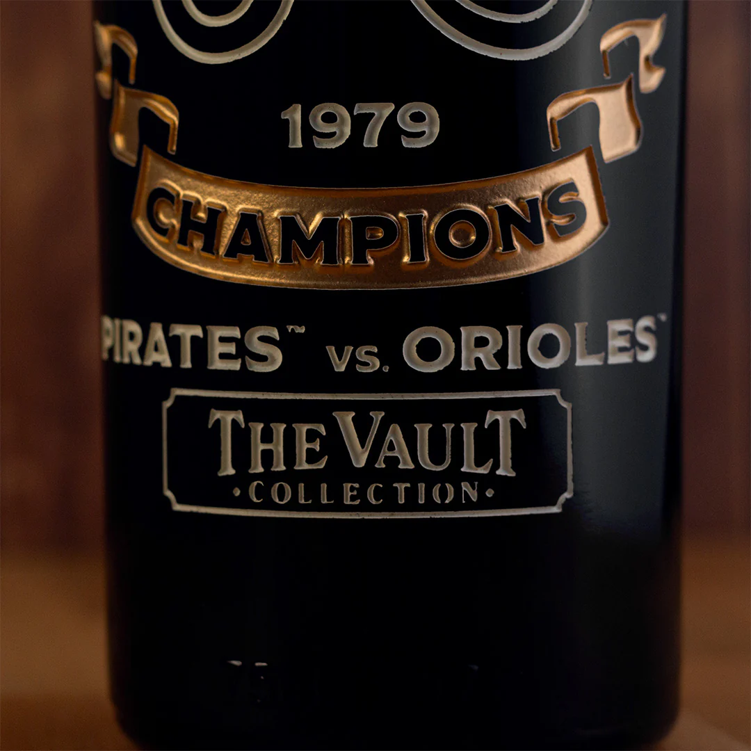 Pittsburgh Pirates 1979 World Series Vault Etched Wine - Image 4