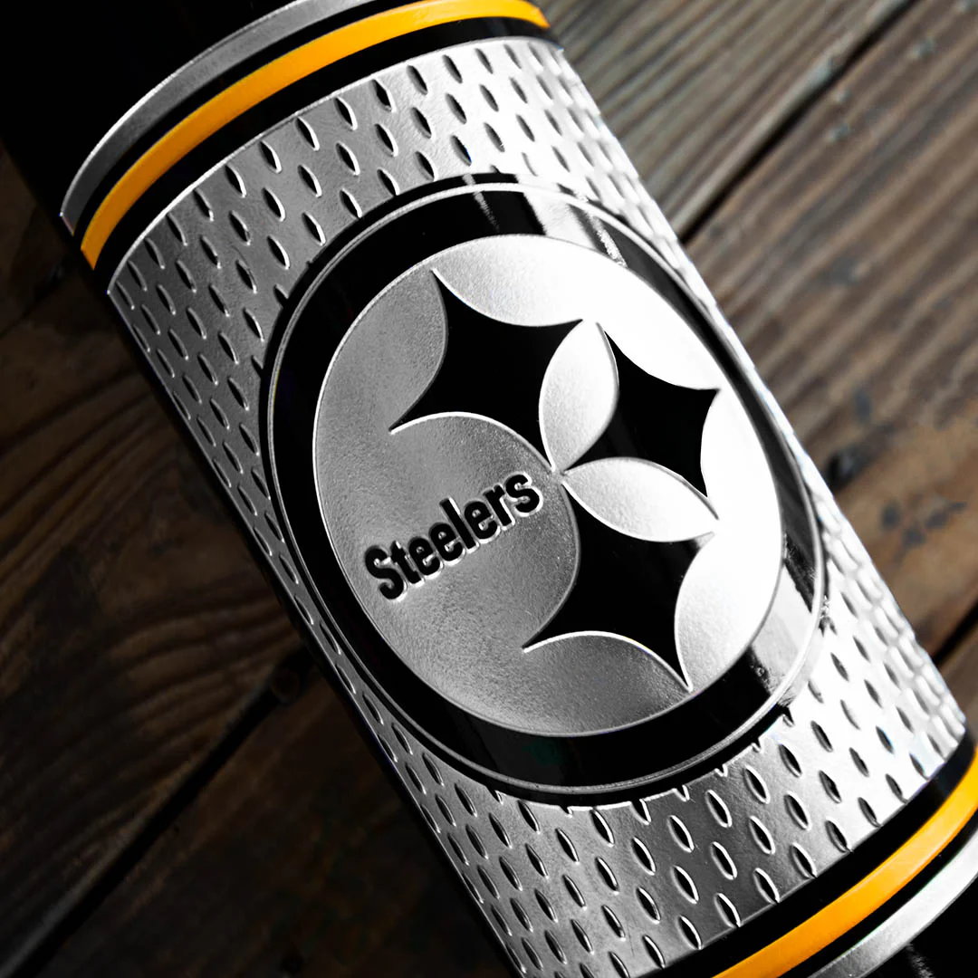 Pittsburgh Steelers Jersey Etched Wine - Image 6