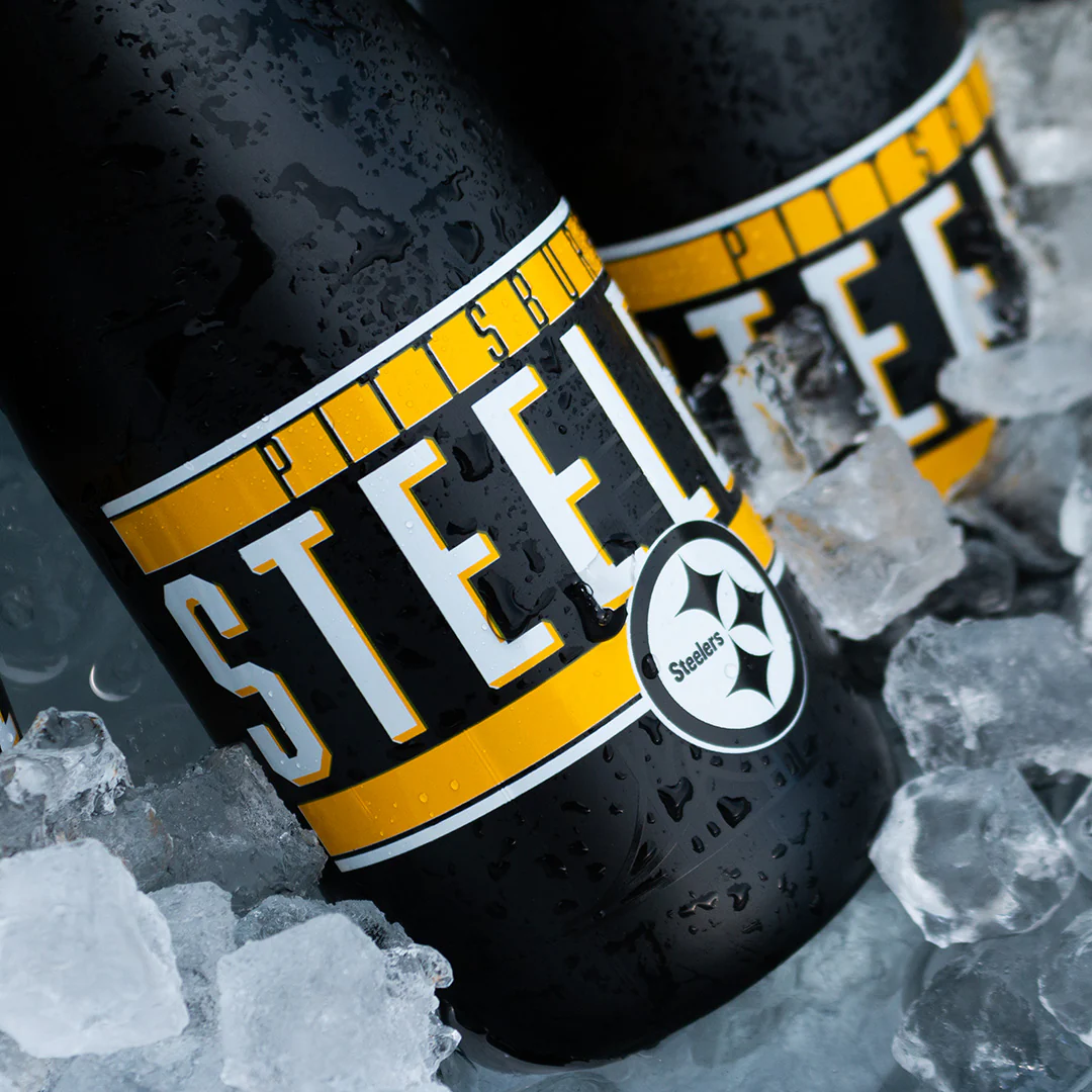 Pittsburgh Steelers Matte Black Bubbly - Image 4