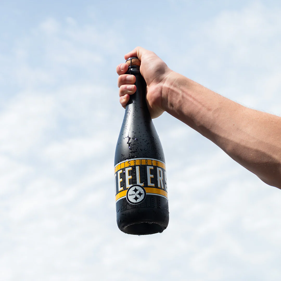 Pittsburgh Steelers Matte Black Bubbly - Image 8