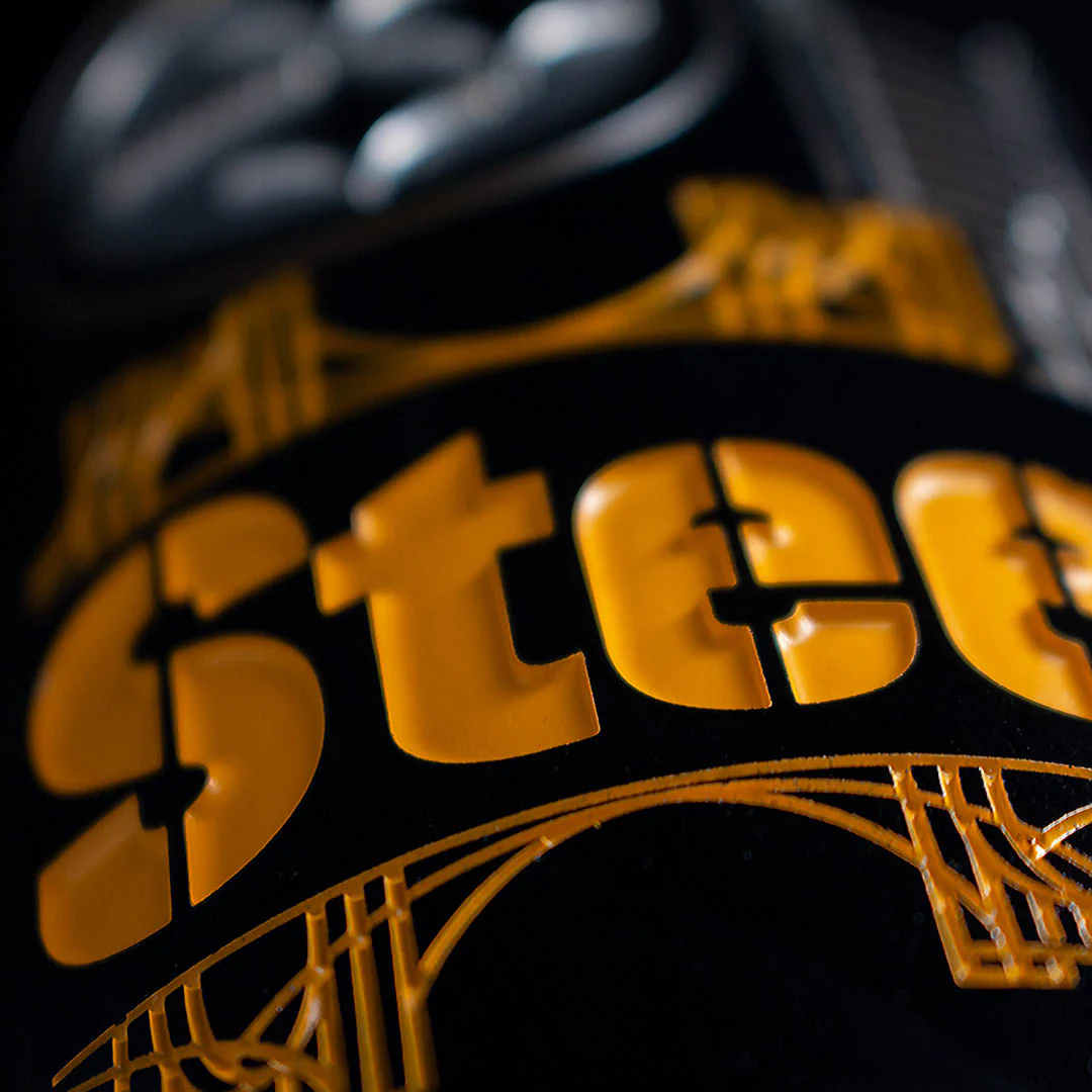 Pittsburgh Steelers Skyline Etched Wine - Image 5
