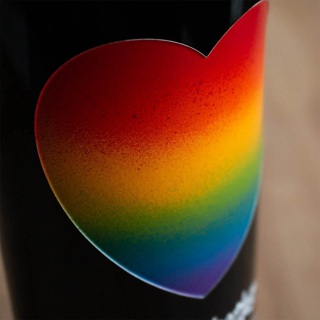 Pride Heart Custom Etched Wine - Image 4
