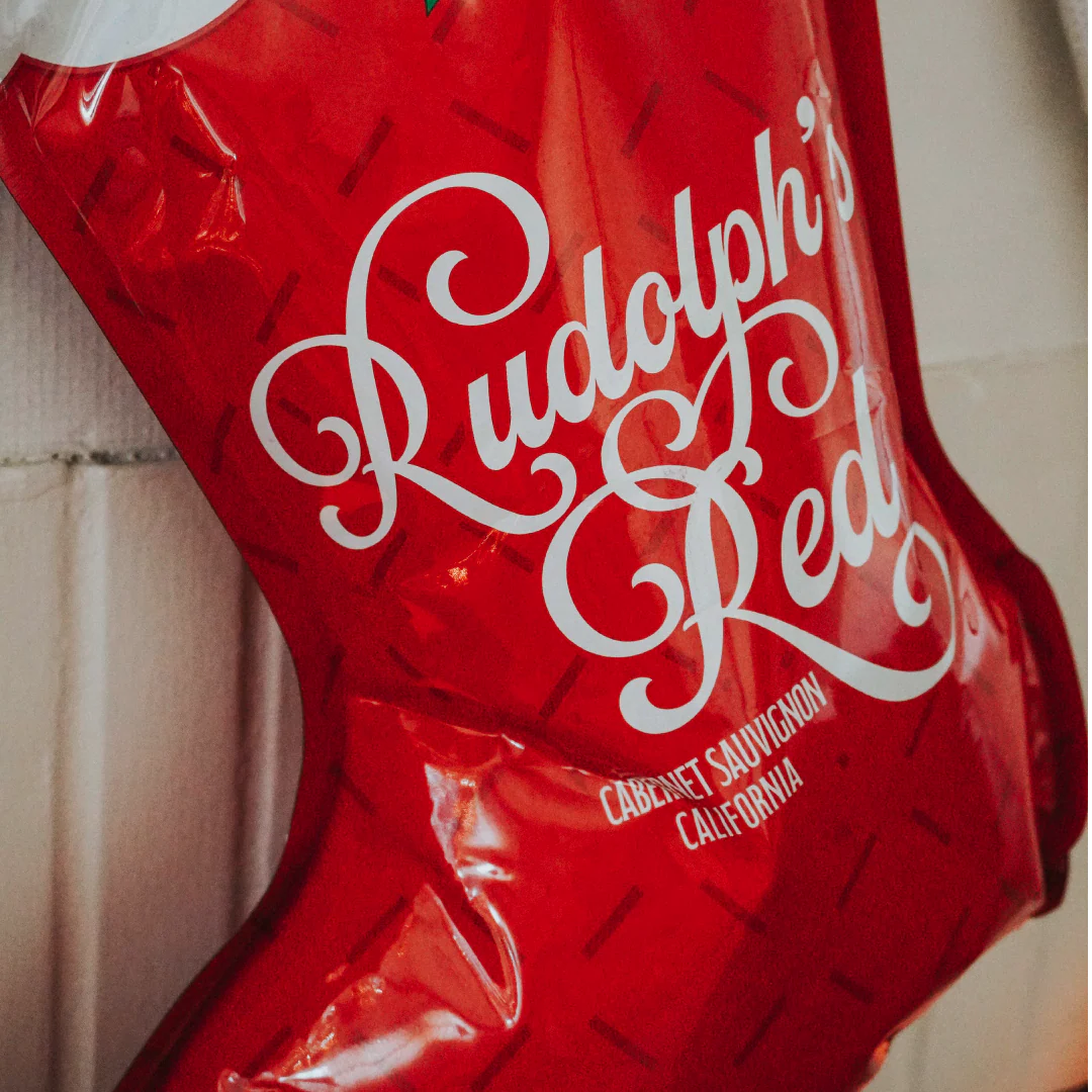 Rudolph Red 3L Holiday Stocking - Image 4