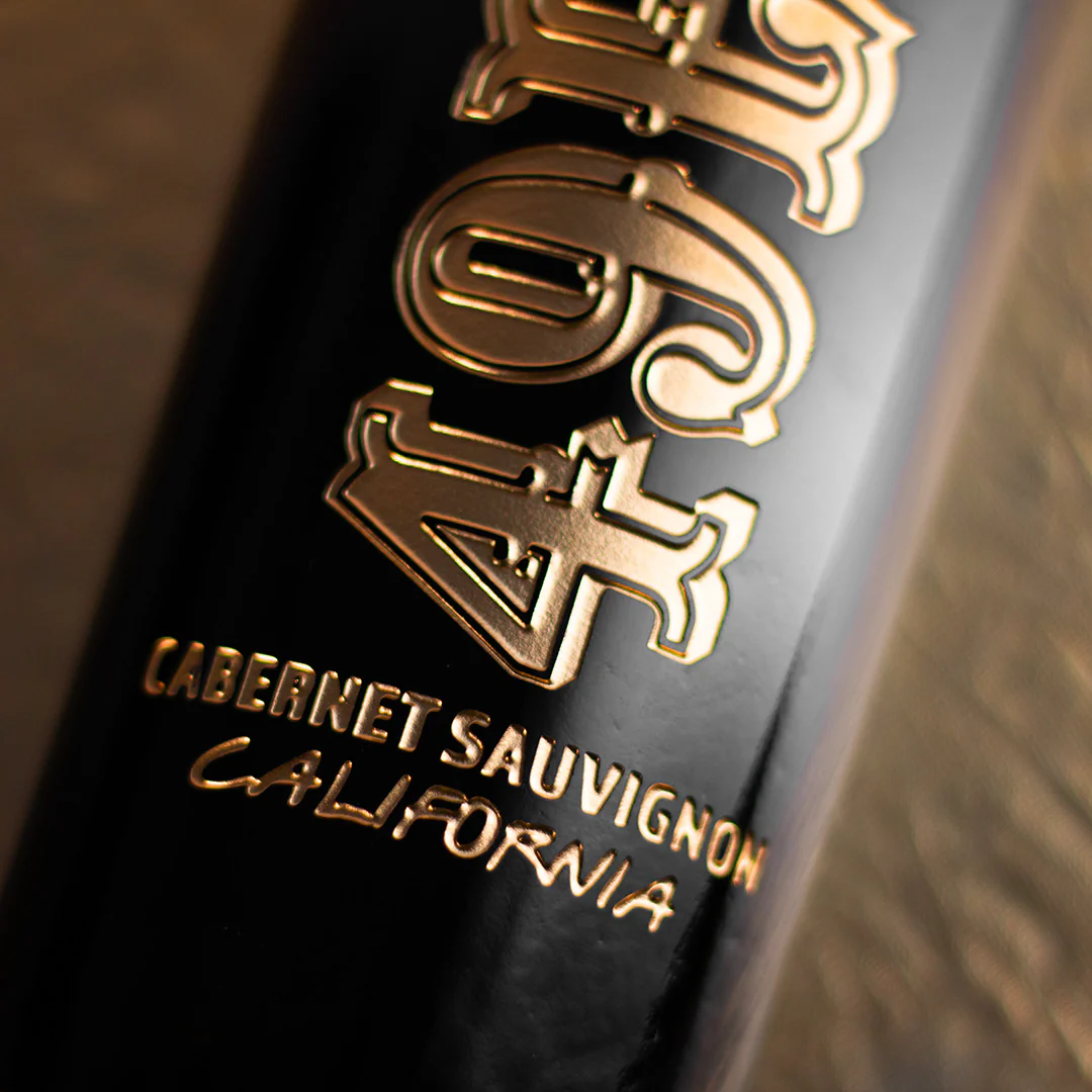 San Francisco 49ers Wordmark Etched Wine - Image 3