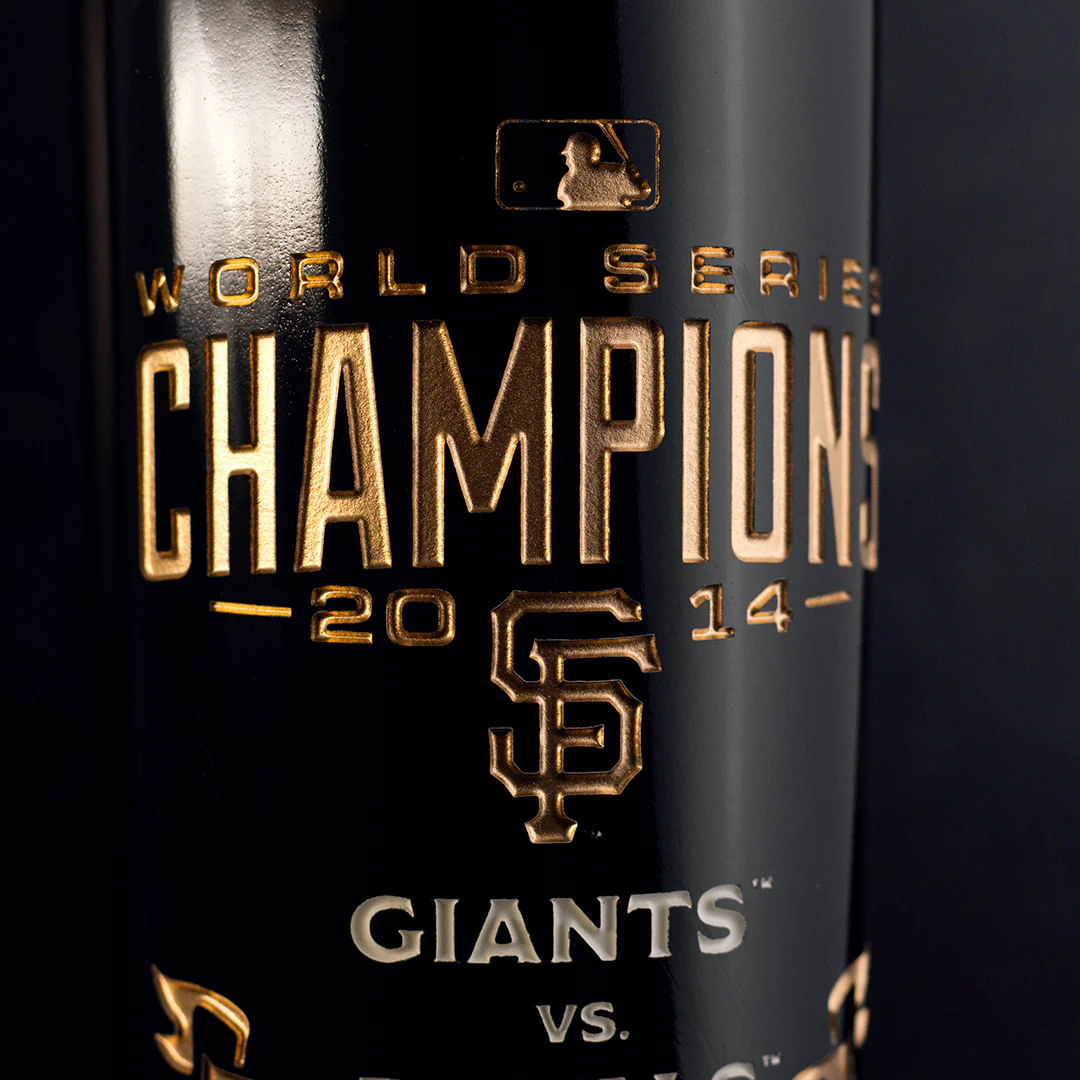 San Francisco Giants 2014 World Series Vault Etched Wine - Image 2