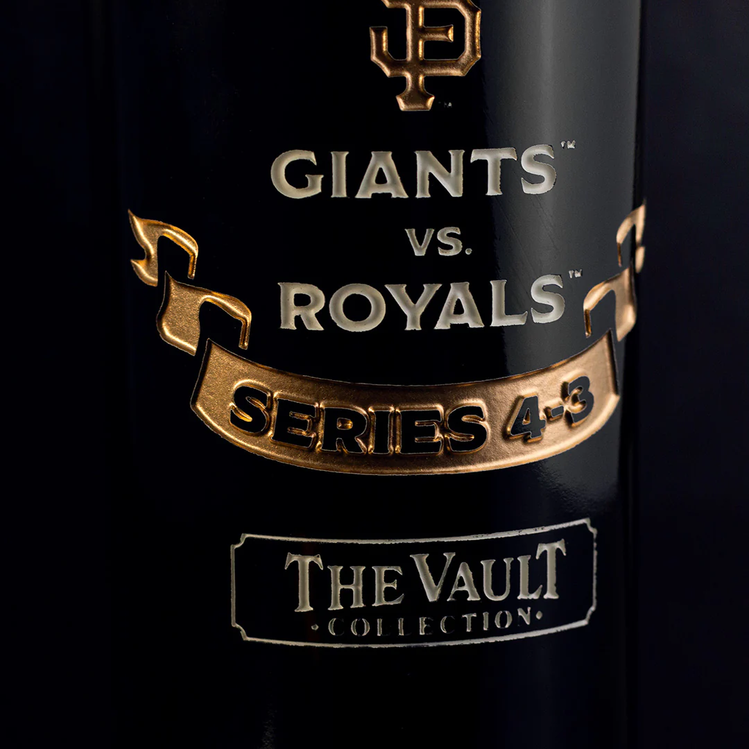 San Francisco Giants 2014 World Series Vault Etched Wine - Image 3