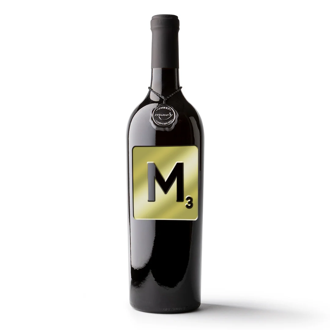 Scrabble Letter Etched Wine Bottle - Image 13