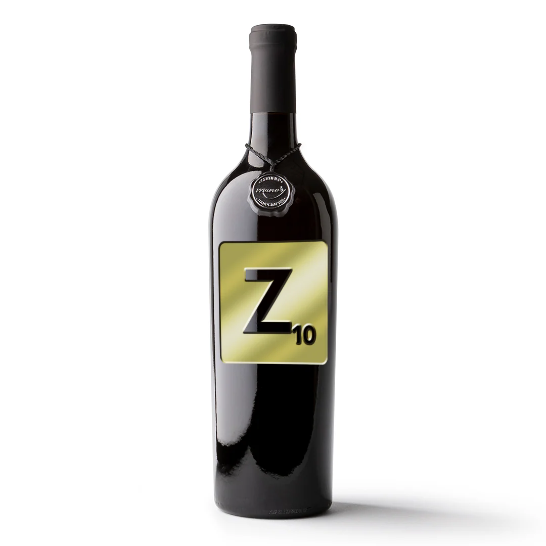 Scrabble Letter Etched Wine Bottle - Image 26