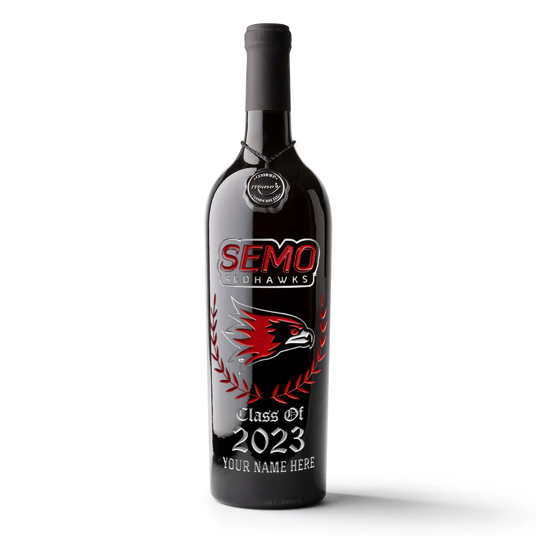 SEMO Custom Alumni Etched Wine - Image 2