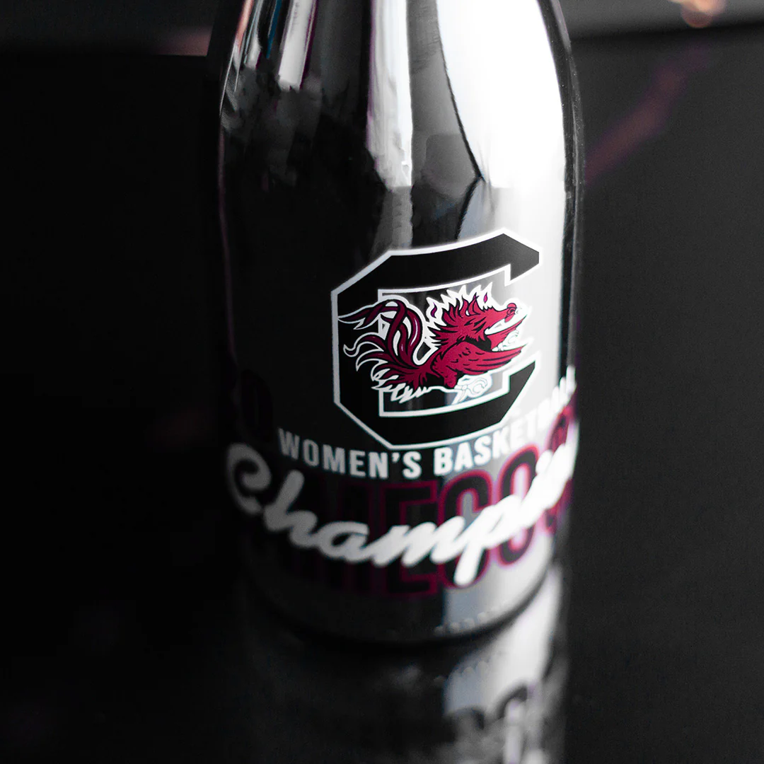 South Carolina 2024 Women's Basketball Champions Metallic Silver Bubbly - Image 2