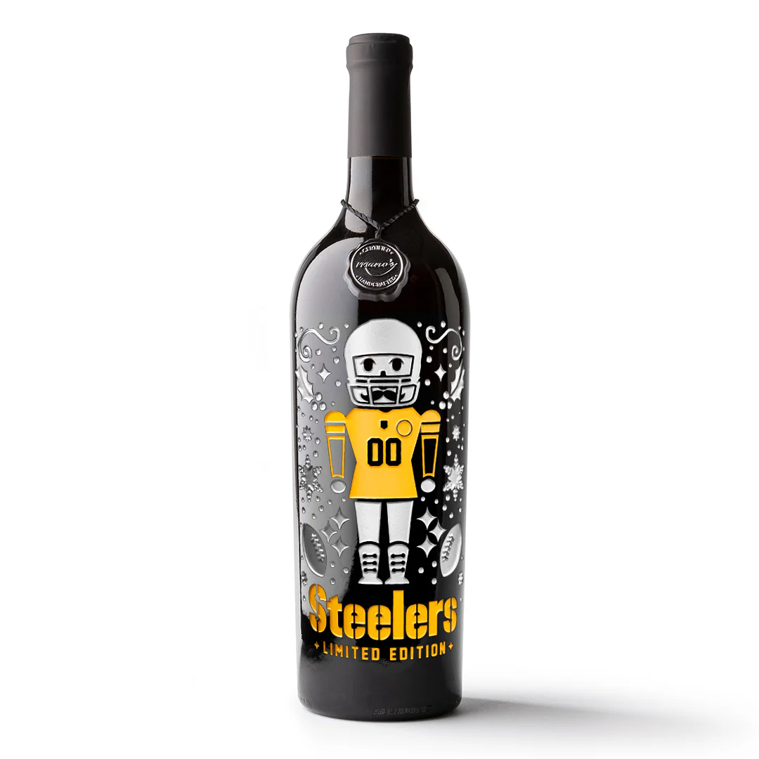 Steelers Limited Edition 2025 Holiday Etched Bottle - Image 3