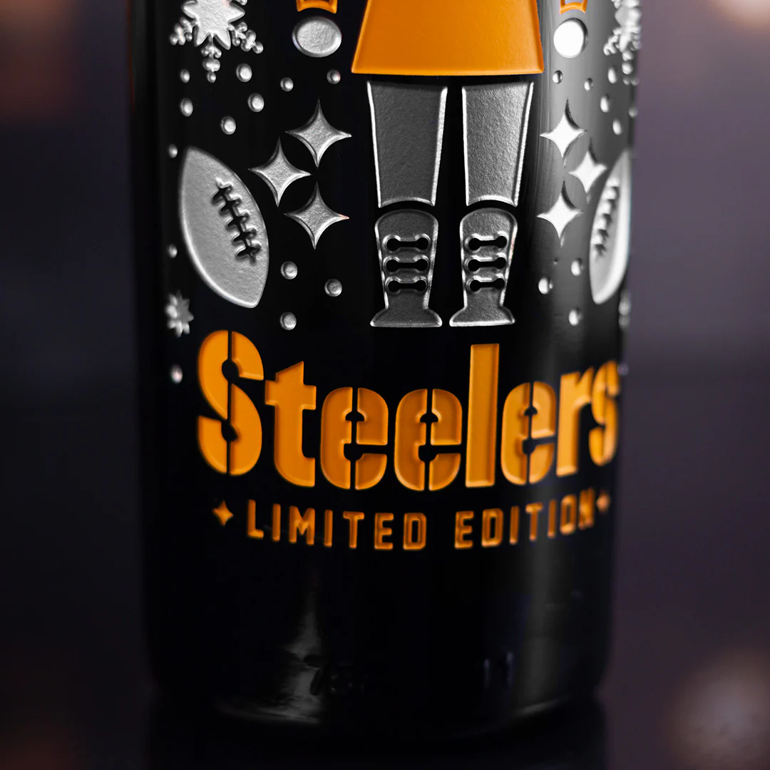 Steelers Limited Edition 2025 Holiday Etched Bottle - Image 5