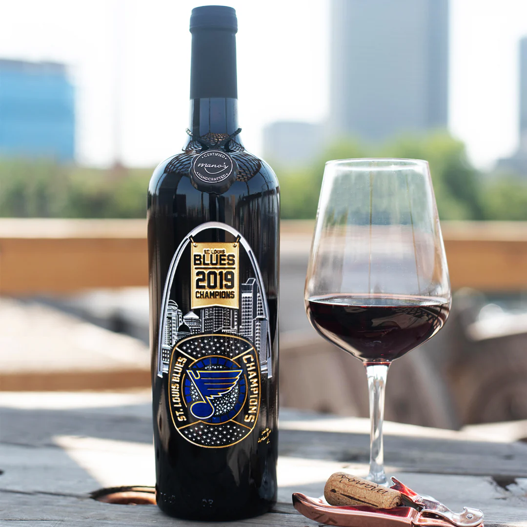 STL Blues 2019 Limited Edition Ring Etched Wine - Image 2