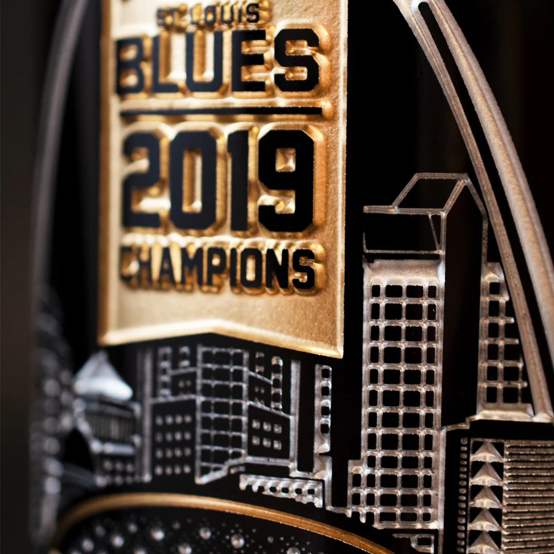 STL Blues 2019 Limited Edition Ring Etched Wine - Image 3
