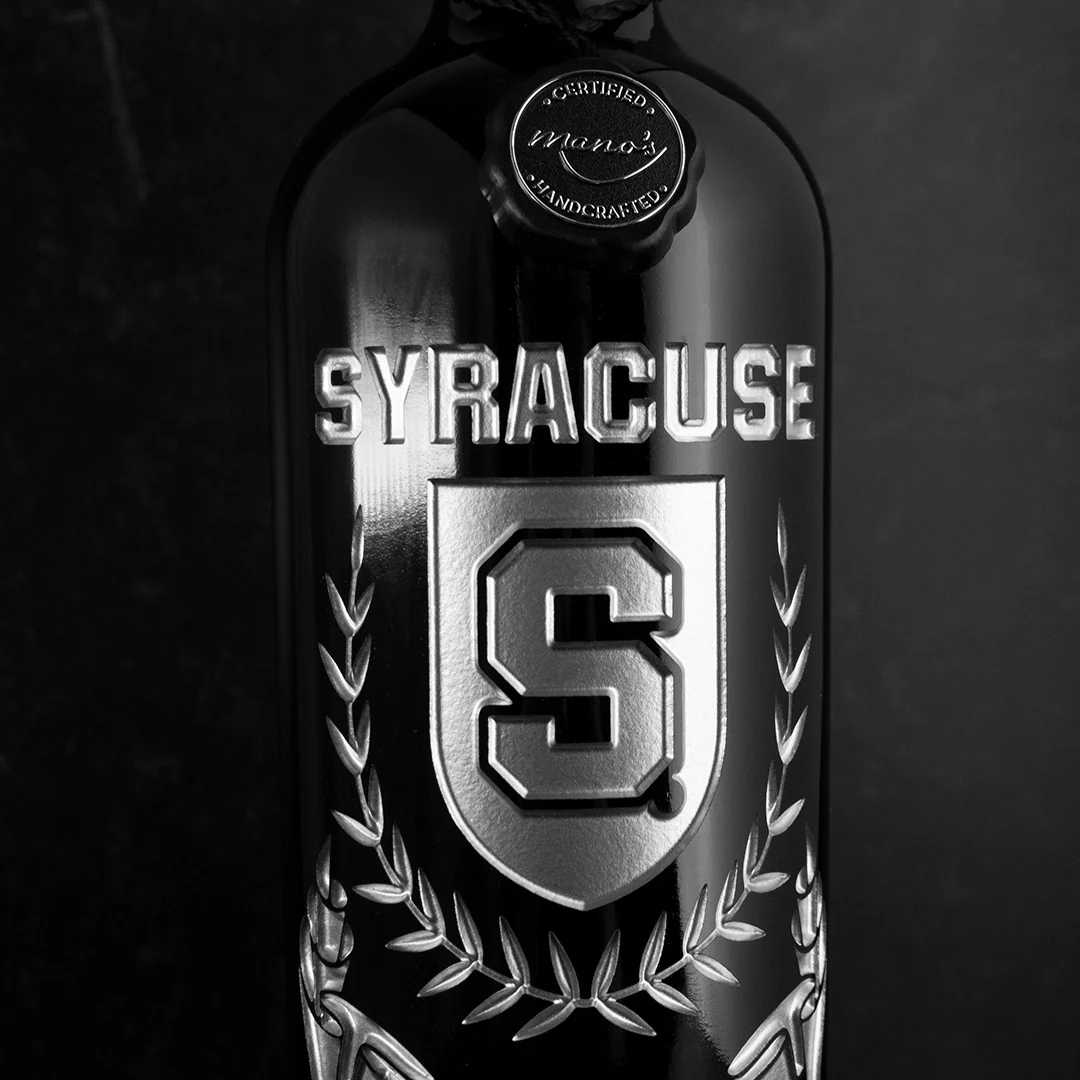 Syracuse University Custom Alumni Etched Wine - Image 2