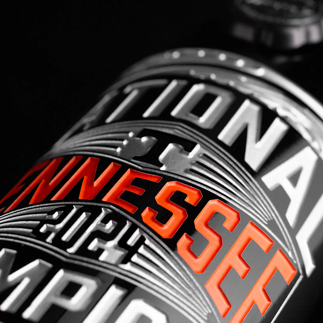 Tennessee 2024 Baseball National Champions Etched Wine - Image 3