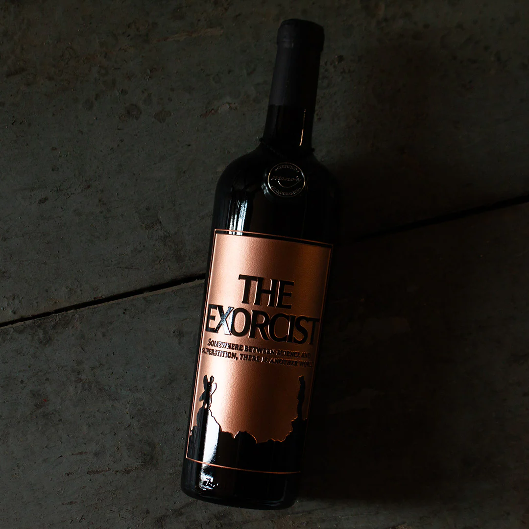 The Exorcist Quote Etched Wine - Image 3