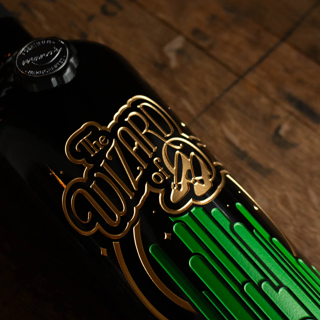 The Wizard of Oz Emerald City Etched Wine - Image 3
