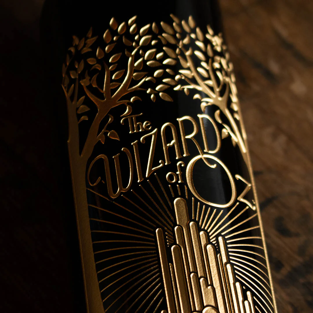 The Wizard of Oz Tree etched wine - Image 3