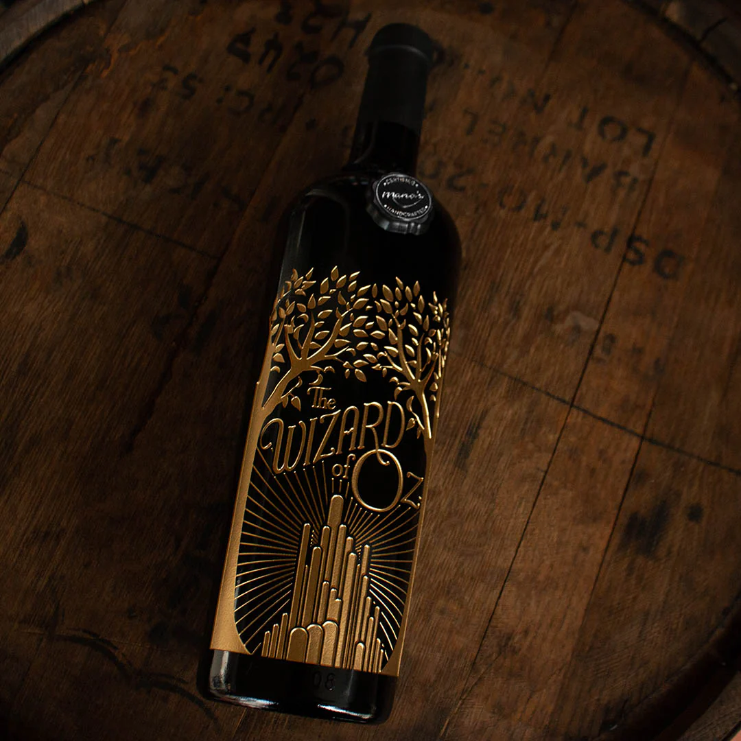 The Wizard of Oz Tree etched wine - Image 4
